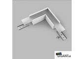LED strip profiel hoekverbinding 90 graden t.b.v. VARIO30-02 ACDE-9/TY - afdekking naar keuze