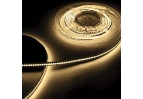 LED strip 24 Volt 3000K Warm Wit 9,6W 1020lm/meter 120LED/m IP20 12,5m Rol