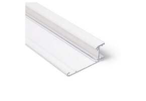 10 x LED strip wandprofiel 3 meter met cover 55 mm x 23 mm - W12WIT