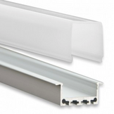 Sample LED strip profiel PN5-ALU - afdekking naar keuze