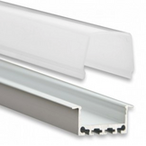 Sample LED strip profiel PN5-ALU - afdekking naar keuze