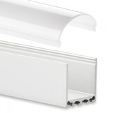 Sample LED strip profiel PN6V2-WIT - afdekking naar keuze