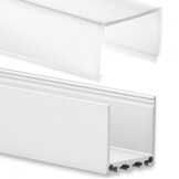 Sample LED strip profiel PN6V2-WIT - afdekking naar keuze