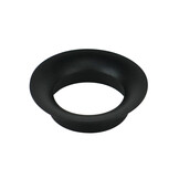 Opbouwspot zwart Ø 80 / 100mm - GU10 - inclusief 3 kleuren binnenringen 1903ZWART TRIO