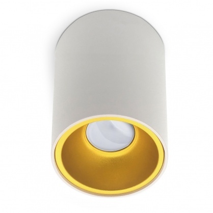 Opbouwspot wit Ø 97 x 140mm - GU10 - 1811WITGOUD KIVI