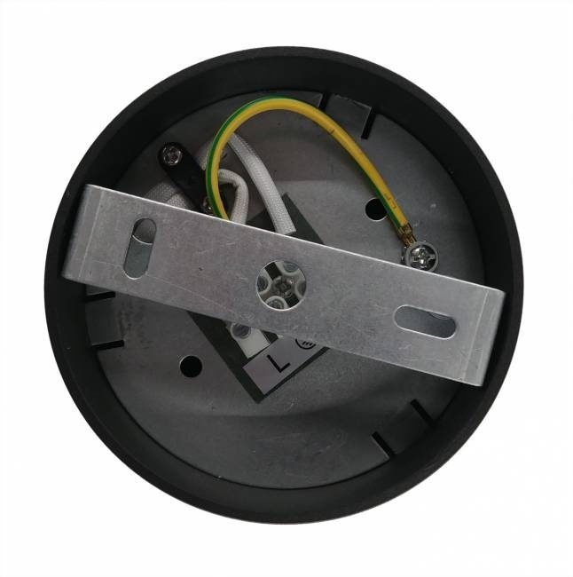 Opbouwspot zwart Ø 97 x 140mm - GU10 - 1811ZWARTGOUD KIVI