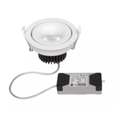 LED inbouwspot - kantelbaar - 10W 3000k warm wit - 1804WIT10WINBOUW