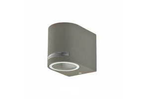 LED wandlamp voor buiten - grijs 70 x 80mm - GU10 - 1902DOWNGRIJS