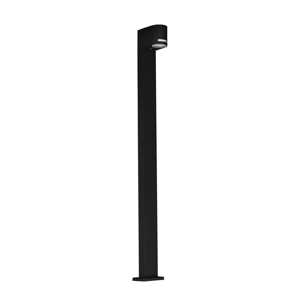Staande half ronde LED lamp voor buiten - zwart 100cm x 15cm - GU10 - QUAZAR14 ZWART