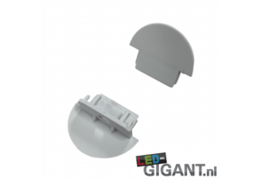 Eindkap met kabeldoorvoer 09WIT-INBOUW