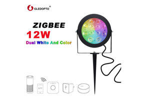 GLEDopto Zigbee instelbare LED tuinspot RGBCCT 12 watt (2000K-6500K)