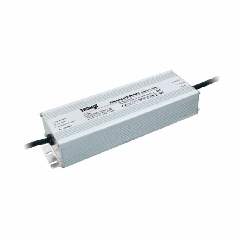 Fase afsnijding dimbare LED driver 200 watt 24 volt 8,3 ampere - IP67 215-004