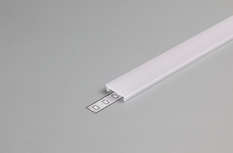 2 meter Losse klikcover - Opaal - 09profielen - 09ALU, 09WIT, 09ZWART