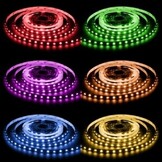 Waterdichte 24 volt 19,2 watt LED strip RGB + Warm Wit 10 300 LED 5 meter IP67 PRO SET