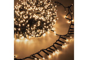 10 meter – Cluster Kerstverlichting - 1150 LED - warm wit -  met 8 functies