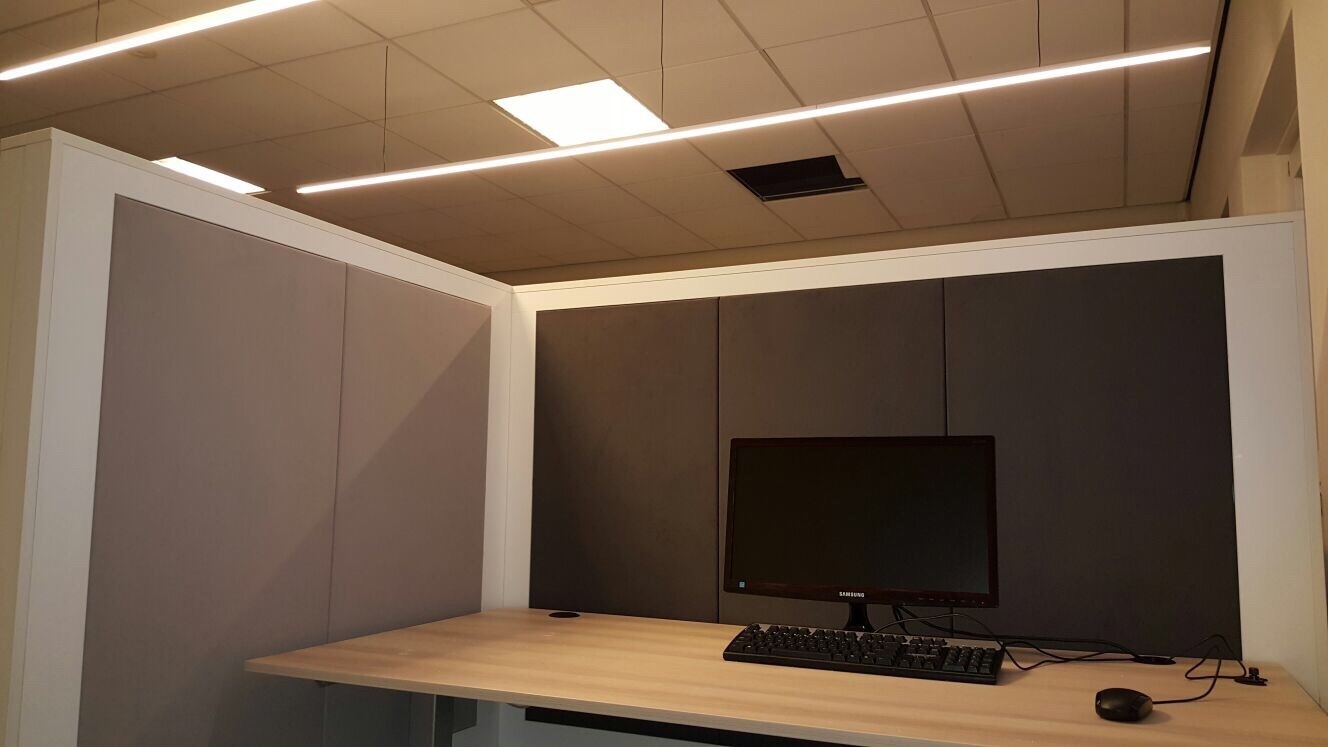 WIT Ophangsysteem voor LED profiel - PL10Alu, PL10Wit, PL10Zwart