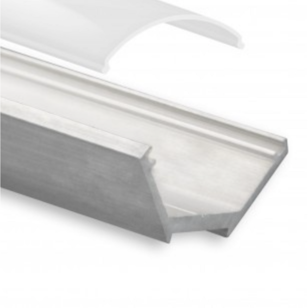 LED hoek profiel nu € 4,95 per meter inclusief cover - LedDistrict