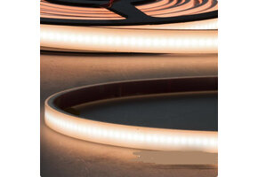 Waterdichte LED strip warm wit 10w 800lm/meter 24VDC IP67 3000K 5m Rol