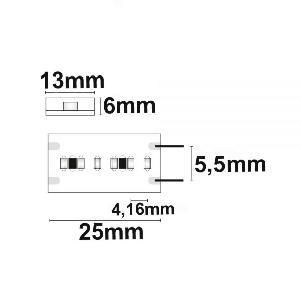 Waterdichte LED strip warm wit 10w 800lm/meter 24VDC IP67 3000K 5m Rol
