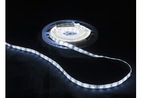 Waterdichte PRO LED strip 24 Volt 6000k koud wit 12W 1240lm/meter 128LED p/m IP68 CRI90 - 5 meter