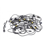 Koppelbare LED feestverlichting 10 meter lang met 20 lichtpunten E27 - prikkabel