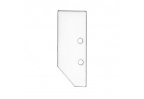 Updown04WIT eindkap inclusief schroeven