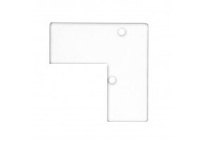 Eindkap updown05wit inclusief schroef