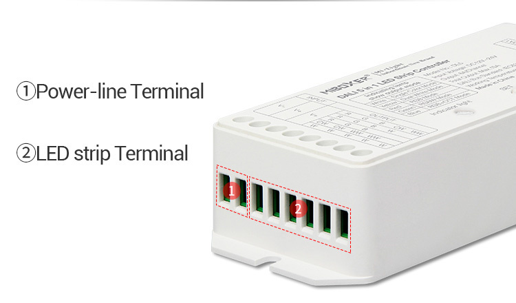 Dimbare LED controller 5 in 1 LED strip controller - Miboxer LS2