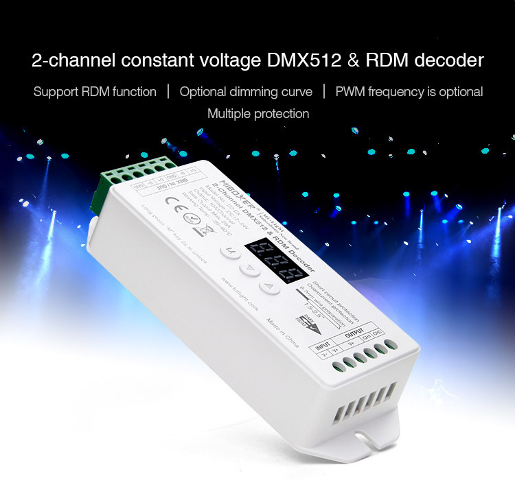DMX Controller 512 2-Kanaal 12-24V MiBOXER D2-CX
