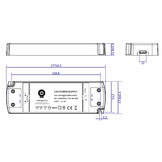 Compacte LED voeding 75 watt 24 volt 3.13 Ampère - IP20 - FTPC75V24-C (NIET DIMBAAR)