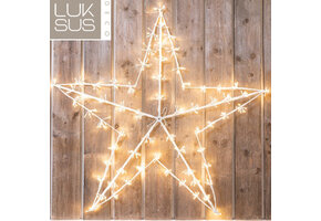 Kerstster 150 cm met 520 LED lampjes warm wit - maat L