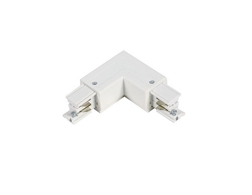 3- fase rail hoekstuk -wit- buiten LG62000030