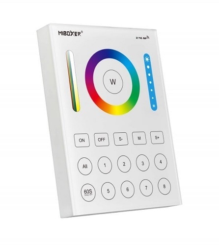 LED afstandsbediening All in one wandpaneel 8 zone B8