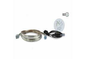 Koppelbare waterdichte LED Lichtslang - 2 meter - natuurlijk wit 4000K 230V 12W + stroomkabel 1,5m - STARTSET PRO