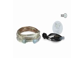 Koppelbare waterdichte LED Lichtslang - 5 meter - natuurlijk wit 4000K 230V 30W + stroomkabel 1,5m - STARTSET PRO