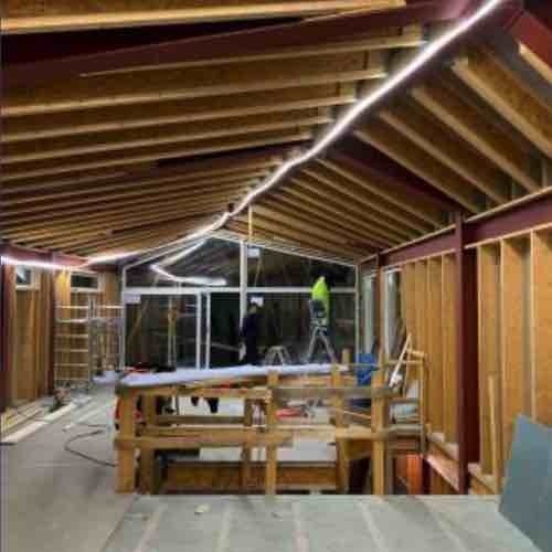 Koppelbare waterdichte LED Lichtslang - 5 meter - natuurlijk wit 4000K 230V 30W + stroomkabel 1,5m - STARTSET PRO