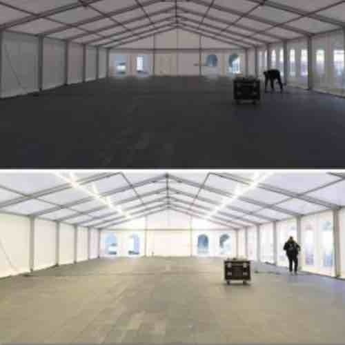 Koppelbare waterdichte LED Lichtslang - 5 meter - natuurlijk wit 4000K 230V 30W + stroomkabel 1,5m - STARTSET PRO