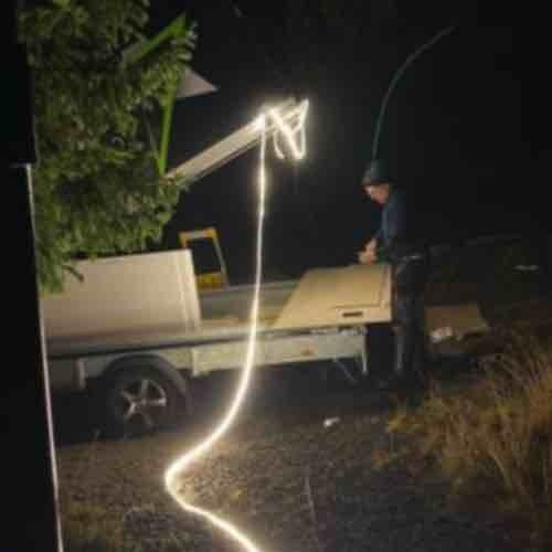 Koppelbare waterdichte LED Lichtslang - 10 meter - natuurlijk wit 4000K 230V 30W + stroomkabel 1,5m - STARTSET PRO (kopie)
