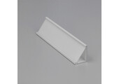Wit LED hoekprofiel 2 meter met opaal cover 16,5 mm x 16,5 mm - C12WIT DUO