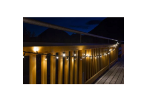 20 meter kerstverlichting - 200 LEDs - extra warm wit - amber - IP67 waterdicht - PRO LUKSUS