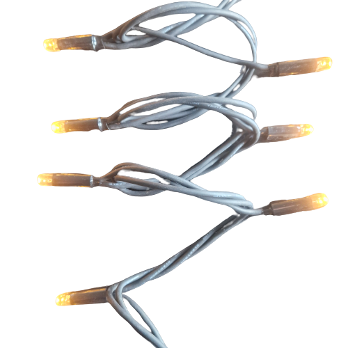 20 meter kerstverlichting - 200 LEDs - extra warm wit - amber - IP67 waterdicht - PRO LUKSUS