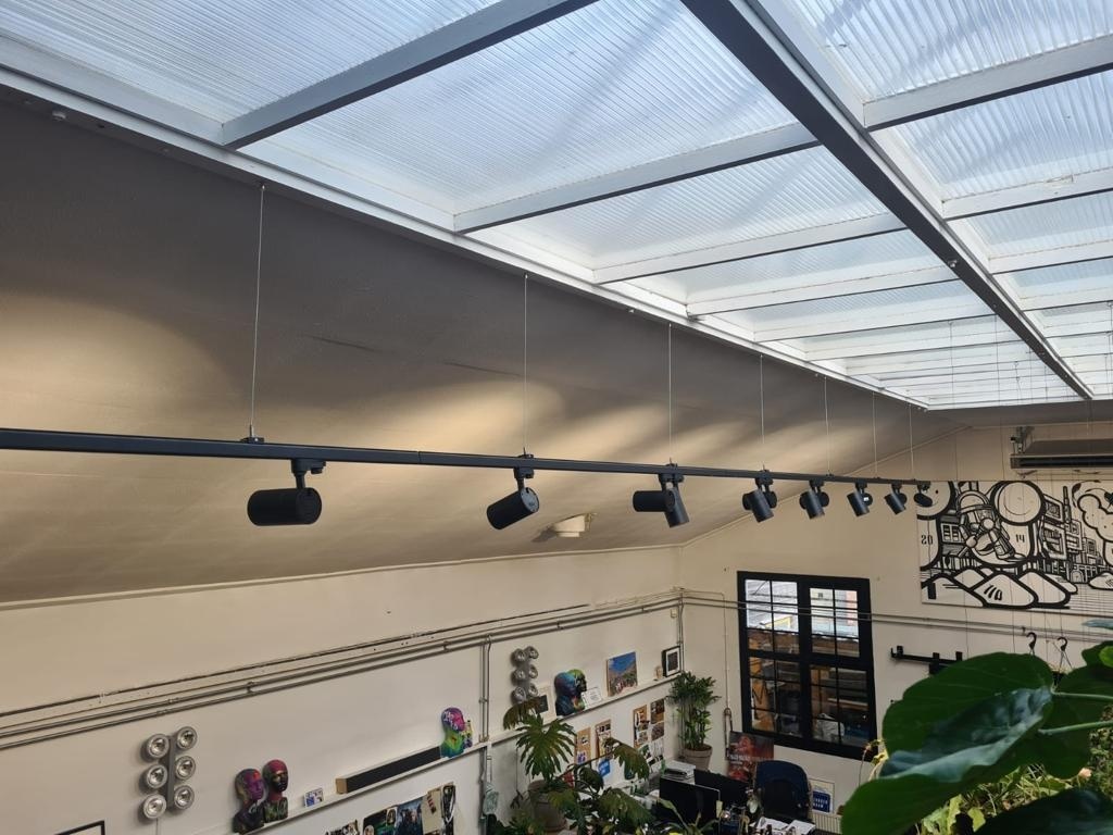3-fase track rail - zwart - 4 meter