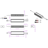 LED driver 600 watt 24 volt 25 Ampère – IP66 waterdicht – GSMC-600-24