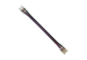 RGBW/RGBWW COB LED strip connector 2 zijdig – soldeervrij – klik connector – 12mm - IP20