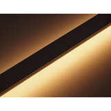 Zwart LED XL profiel 2 meter met lage cover 32mm x 11 mm - XL24ZWART