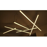 Zwart LED XL profiel 2 meter met lage cover 32mm x 11 mm - XL24ZWART