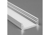 Wit WIDE24 G/W breed LED opbouwprofiel - 32 x 11mm - Wit - afdekking naar keuze