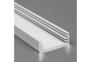Wit LED XL profiel 2 meter met lage cover 32mm x 11 mm - XL24WIT