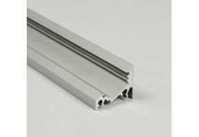 LED hoekprofiel met cover 12,6mm 20 mm x 16 mm - C14ALU