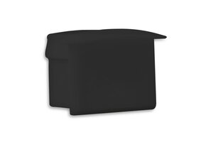 Eindkap zonder kabeldoorvoer - 03ZWART